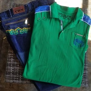 Crown Holder Jean Set